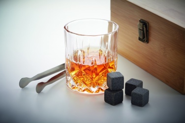 Logo trade promotional merchandise image of: Whisky set in bamboo box