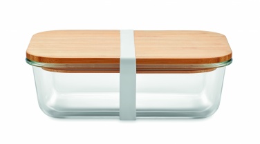 Logotrade promotional merchandise photo of: Glass lunchbox with bamboo lid