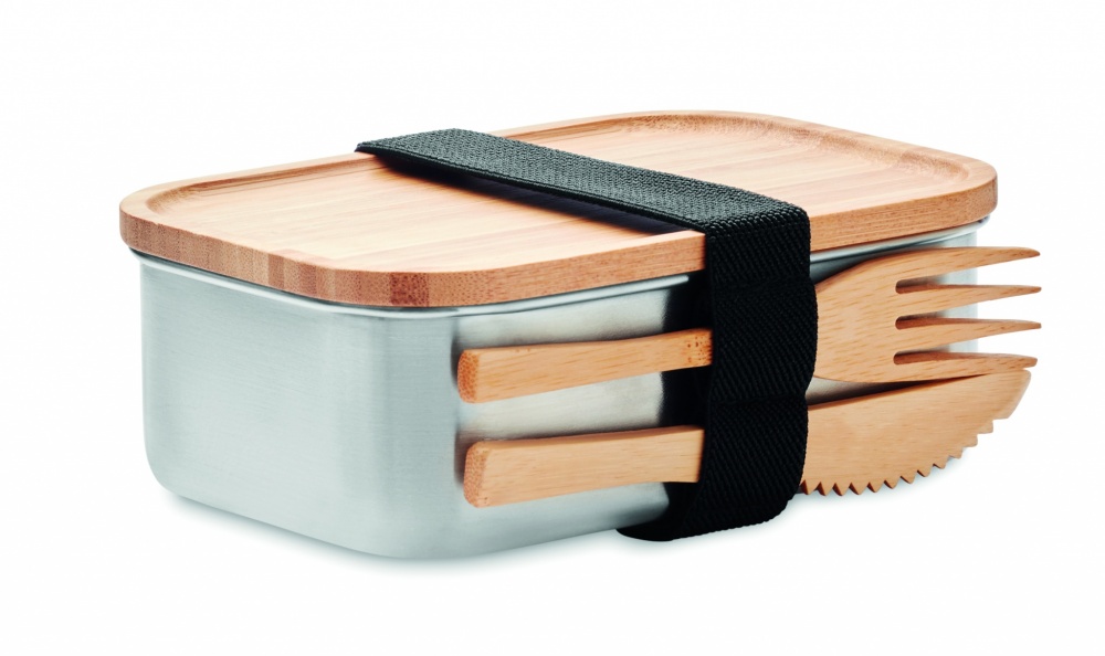 Logotrade corporate gift image of: Stainless steel lunchbox 600ml