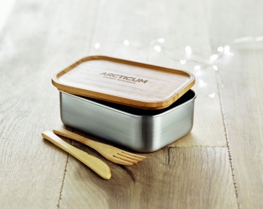 Logotrade business gift image of: Stainless steel lunchbox 600ml