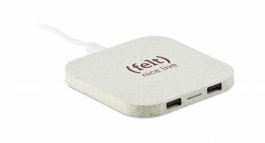 Logotrade advertising product picture of: Hub charger wheat straw/ABS 5W