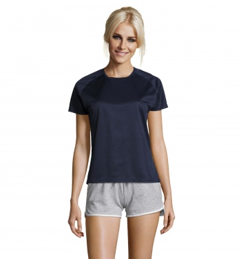 Logo trade advertising products picture of: SPORTY WOMEN T-SHIRT POLYES