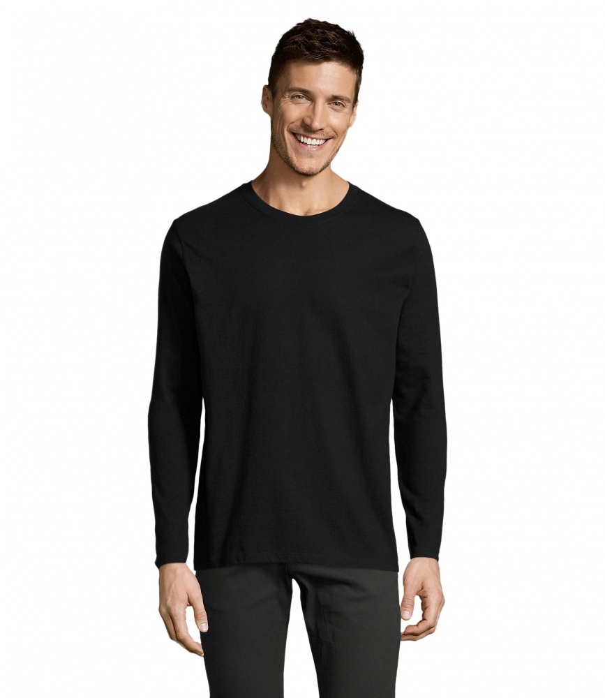 Logo trade corporate gift photo of: IMPERIAL LSL MEN T-Shirt190