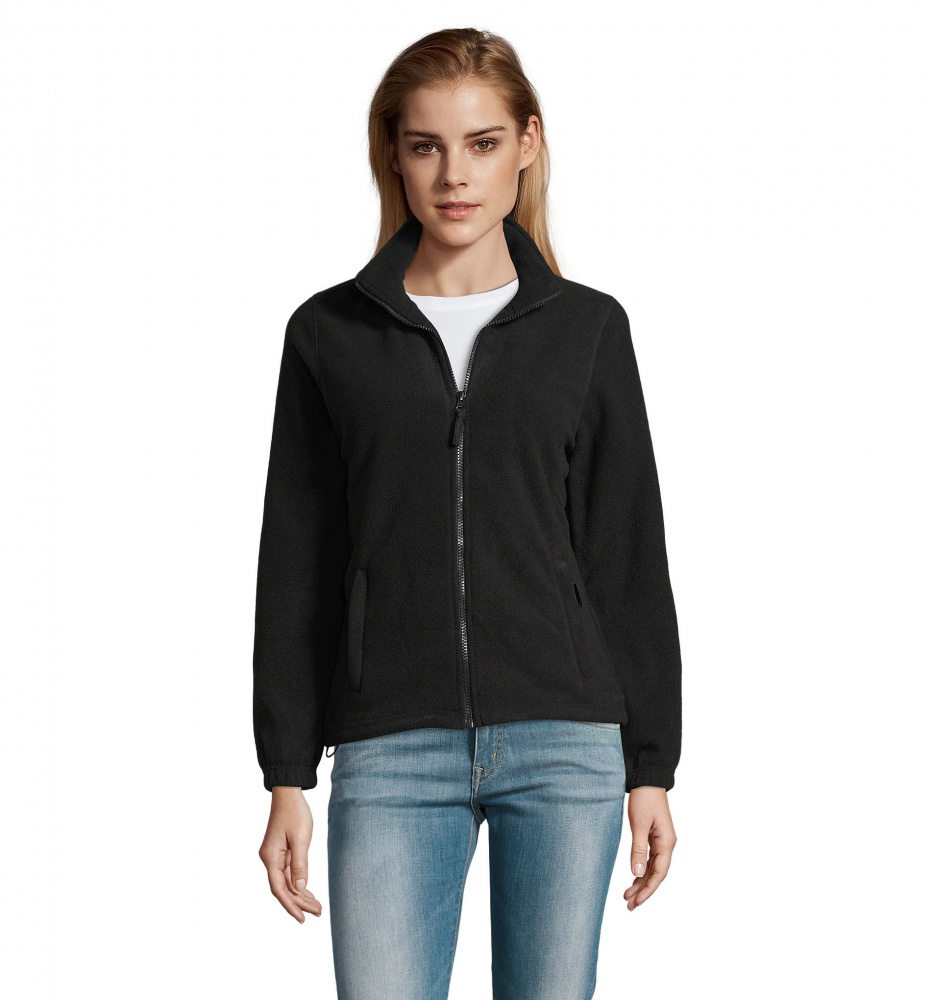 Logo trade promotional merchandise photo of: NORTH WOMEN ZIPPED FLEECE