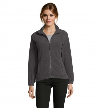 Logo trade promotional gifts picture of: NORTH WOMEN ZIPPED FLEECE