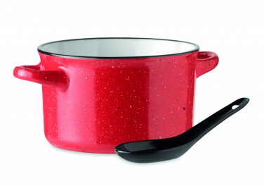 Logotrade promotional gift picture of: Ceramic vintage bowl 550 ml