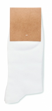 Logo trade corporate gift photo of: Pair of socks in gift box L