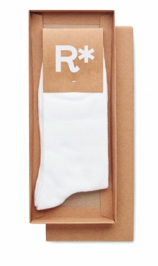 Logo trade advertising products image of: Pair of socks in gift box L