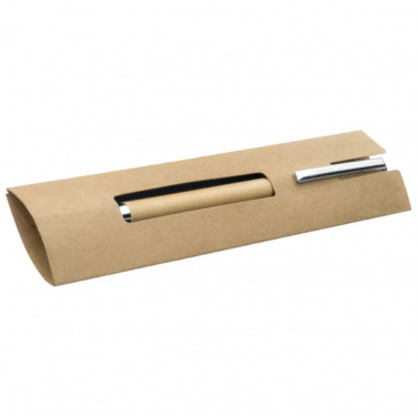 Logo trade corporate gifts image of: Wooden ballpen HEYWOOD