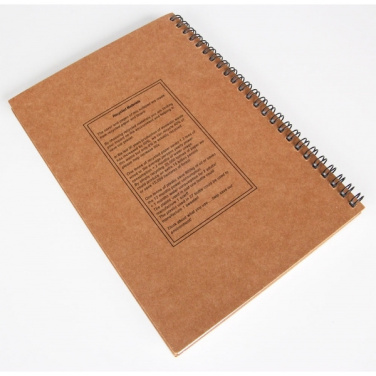 Logo trade promotional giveaway photo of: A5 ECO Notepad KENTWOOD