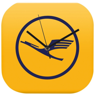 Logo trade promotional product photo of: Wall clock with all over clock face BEL AIR