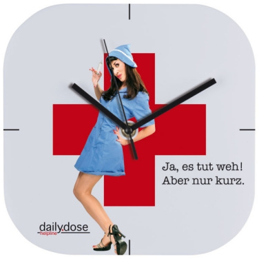 Logotrade promotional items photo of: Wall clock with all over clock face BEL AIR