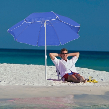 Logo trade promotional merchandise image of: Beach umbrella FORT LAUDERDALE