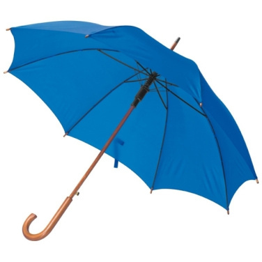 Logo trade promotional item photo of: Wooden automatic umbrella NANCY