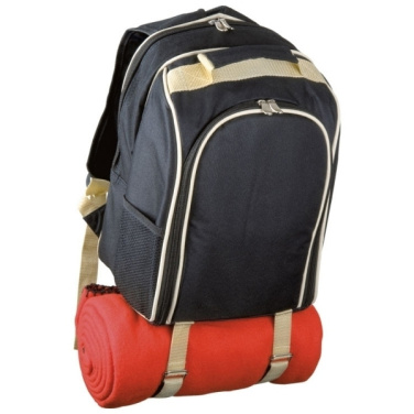 Logo trade corporate gifts image of: Luxurious picnic backpack with cool bag GEORGIA