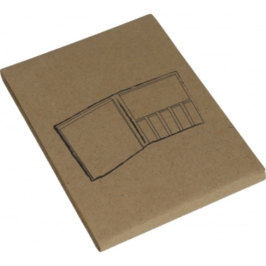 Logotrade promotional merchandise image of: Adhesive note pad BURLINGTON