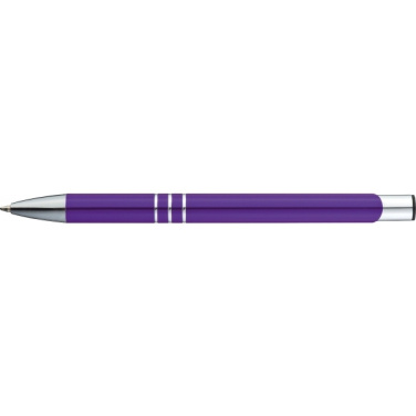 Logo trade corporate gifts picture of: Metal ballpen ASCOT