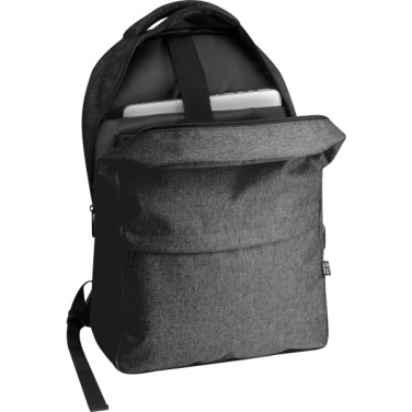 Logo trade business gift photo of: rPET backpack RIMINI