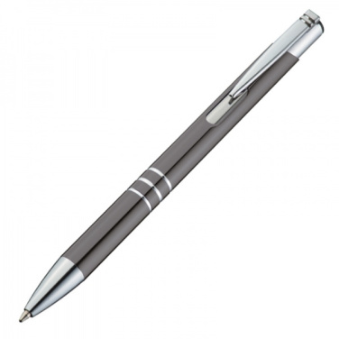 Logo trade promotional products image of: Metal ballpen ASCOT