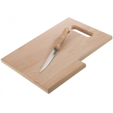 Logotrade promotional merchandise picture of: Wooden board with knife LIZZANO