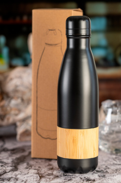 Logo trade corporate gift photo of: Stainless steel bottle KOBE 750 ml