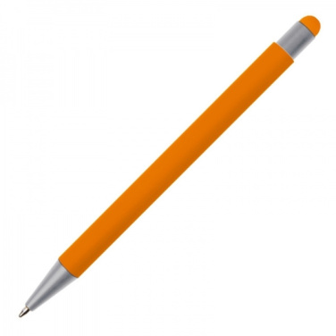 Logo trade promotional giveaways image of: Metal ballpen touch pen soft touch SALT LAKE CITY