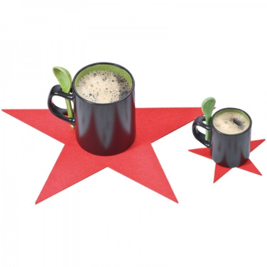 Logo trade business gifts image of: Felt star set KARLSTAD