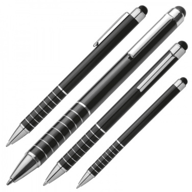 Logotrade advertising product image of: Metal ballpen with touch pen LUEBO