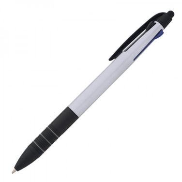 Logo trade promotional giveaway photo of: Plastic ballpen 3in1 BOGOTA