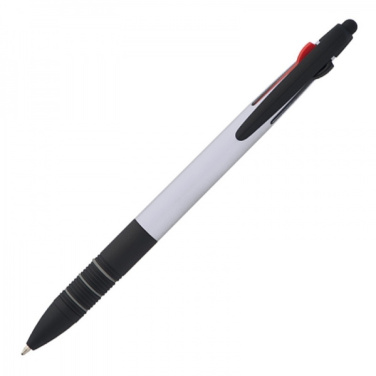 Logo trade promotional gift photo of: Plastic ballpen 3in1 BOGOTA