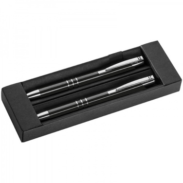 Logotrade promotional merchandise image of: Metal writing set CLAREMONT