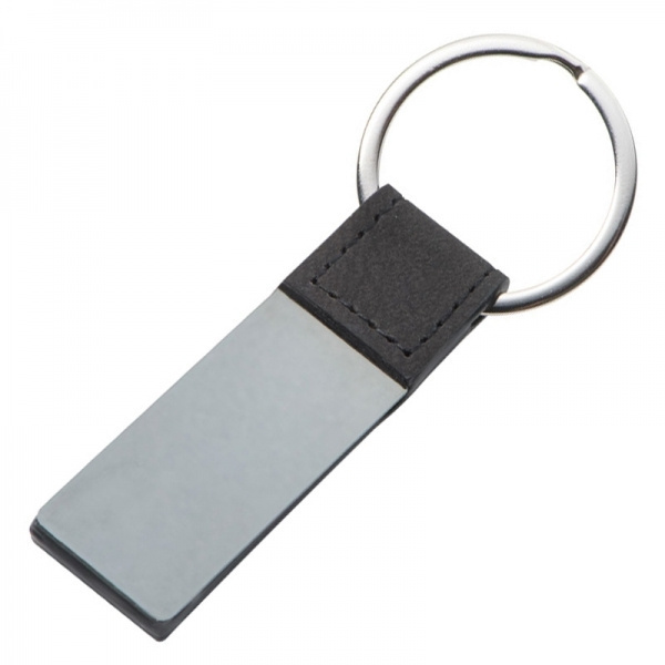 Logo trade advertising products image of: Keyring with mirror effect PENRITH