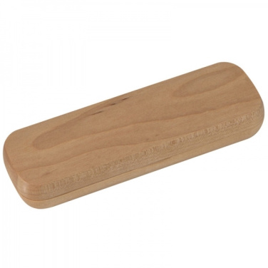 Logo trade advertising product photo of: Wooden writing set ballpen and roller INDIANAPOLIS
