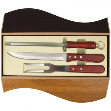 Logo trade promotional giveaways image of: Carving knife and fork SYDNEY