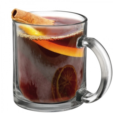 Logo trade promotional items image of: Glass mug LIMERICK 300 ml