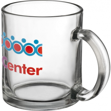 Logo trade promotional items picture of: Glass mug LIMERICK 300 ml