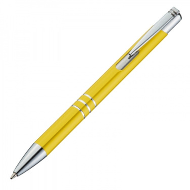 Logo trade promotional merchandise photo of: Metal ballpen ASCOT