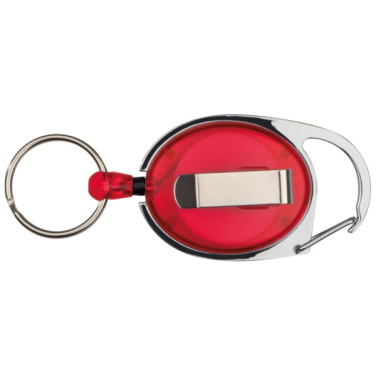 Logotrade corporate gift picture of: Ski-Pass with Carabiner Keyring EMPLOYEE