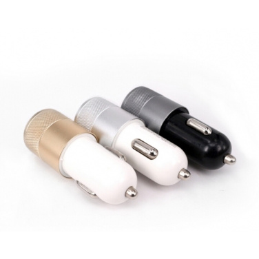 Logo trade promotional item photo of: Metal car charger