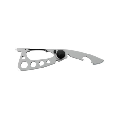 Logo trade promotional merchandise image of: Multifunctional tool BURUNDI Schwarzwolf