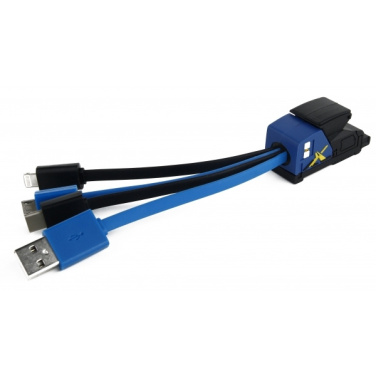 Logotrade advertising product image of: Personalized charging cable 3in1