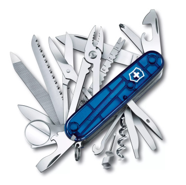 Logo trade promotional gifts image of: Pocket knife SwissChamptransparent Victorinox