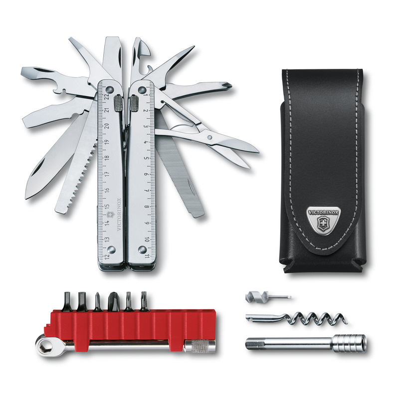 Logo trade promotional merchandise picture of: SwissTool Plus - 39 tools Victorinox