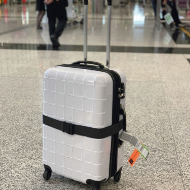 Logo trade business gifts image of: Adjustable luggage strap MOORDEICH