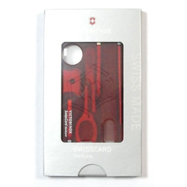 Logotrade promotional gifts photo of: Multitool SwissCard Nailcare Victorinox