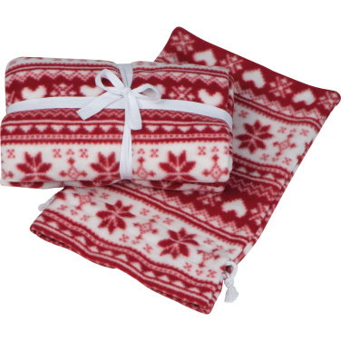 Logotrade advertising product picture of: Christmassy blanket DEBRECEN