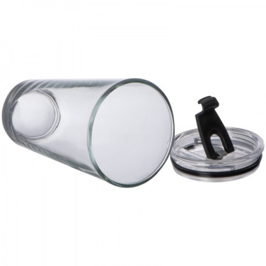 Logotrade advertising product image of: Glass mug with lid WATTENSCHEID 400 ml