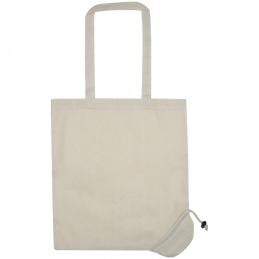 Logo trade corporate gifts picture of: Foldable cotton bag KLEHOLM