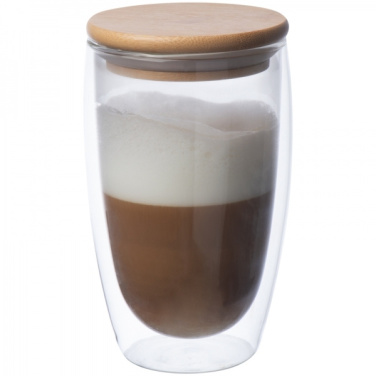 Logotrade corporate gift image of: Double-walled glass ZAKOPANE 500 ml