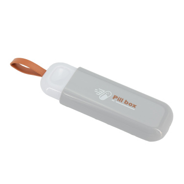 Logo trade business gifts image of: Pillbox